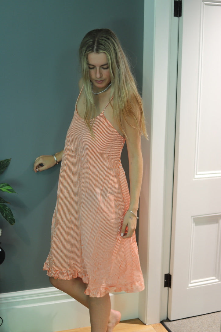 Orange Slip Nightie