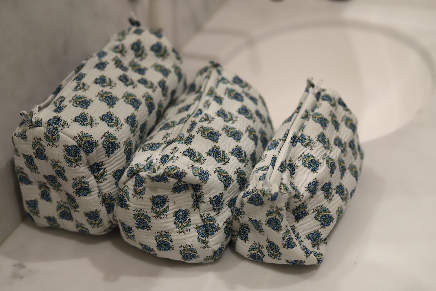 Blue Bell Toiletry Bags