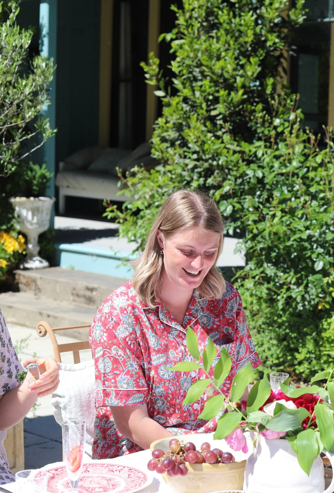 Red Velvet Short Pyjama Set