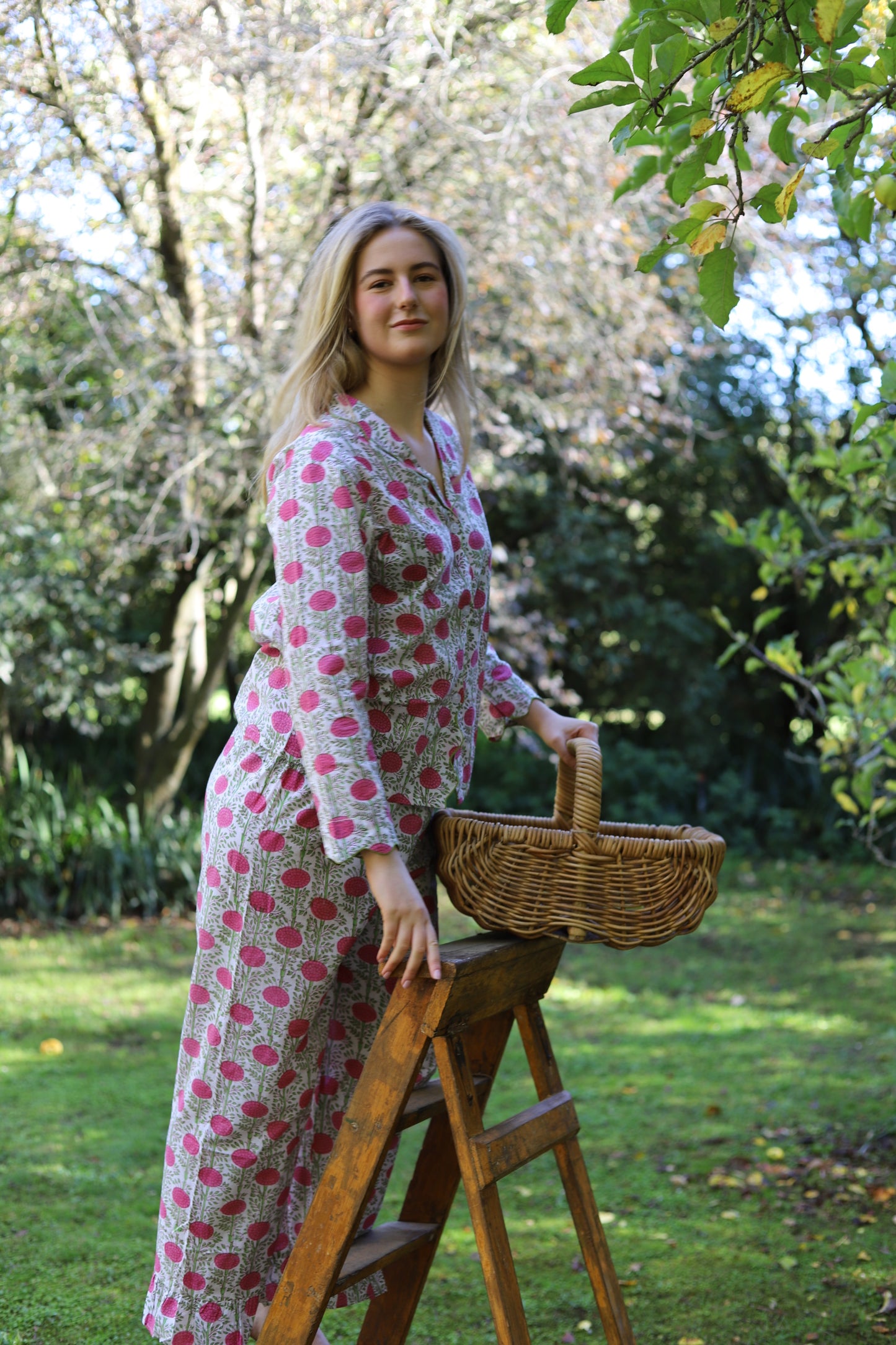 Dainty Dahlia long pyjama set