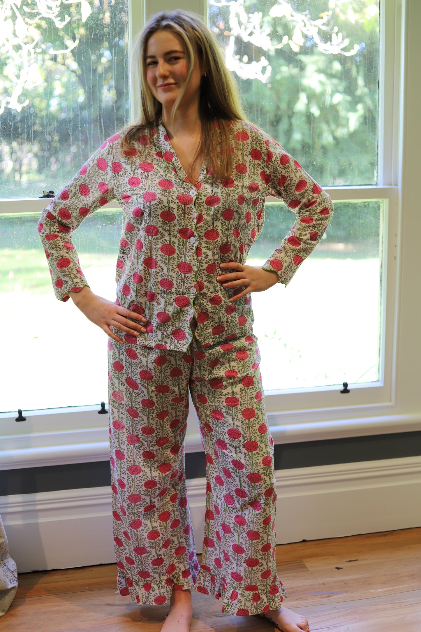Dainty Dahlia long pyjama set